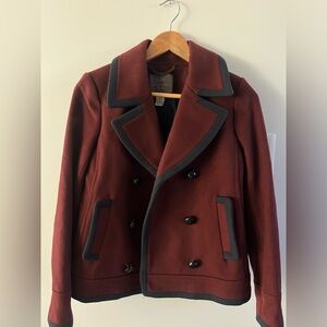 JCREW Nello Gori Wool Peacoat